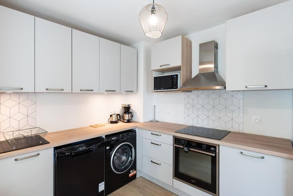 Appartement Renove Pour 6 Avec Parking ビユールバンヌ エクステリア 写真