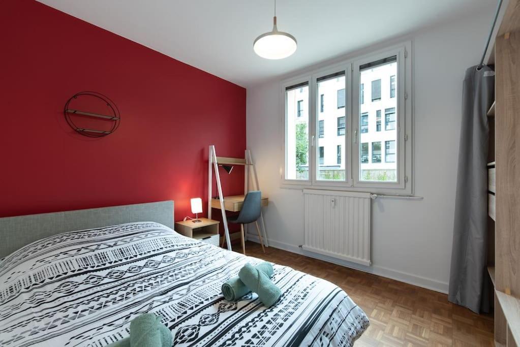 Appartement Renove Pour 6 Avec Parking ビユールバンヌ エクステリア 写真
