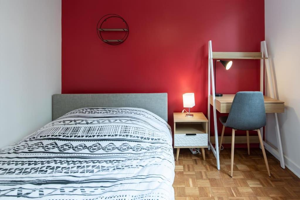 Appartement Renove Pour 6 Avec Parking ビユールバンヌ エクステリア 写真
